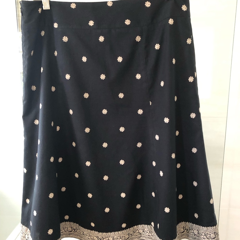 Gap print summer skirt, lined, size 10